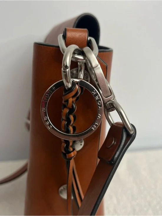 Rag & Bone Atlas Bucket Tan Leather Bag - Picture 6 of 16